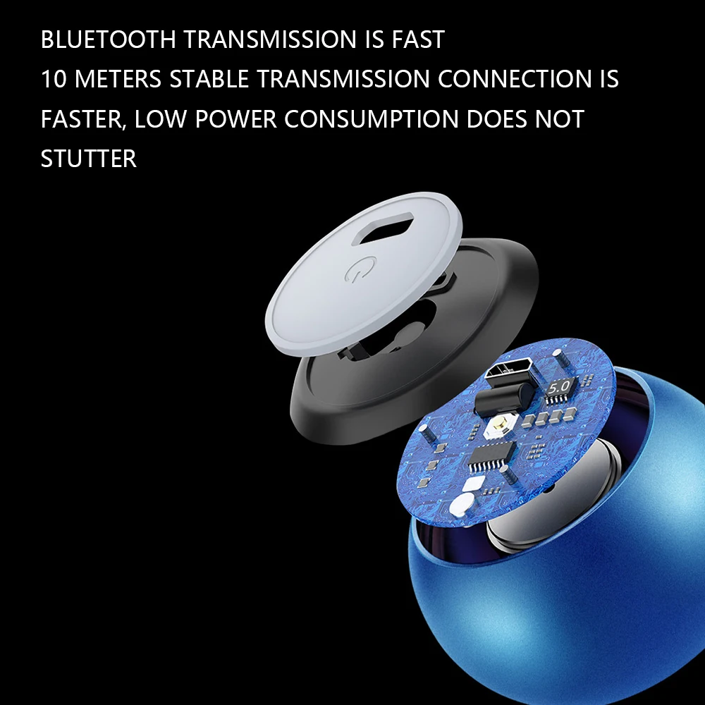 Беспроводная Bluetooth-Колонка M3 Mini TWS с сабвуфером портативная Спортивная маленькая