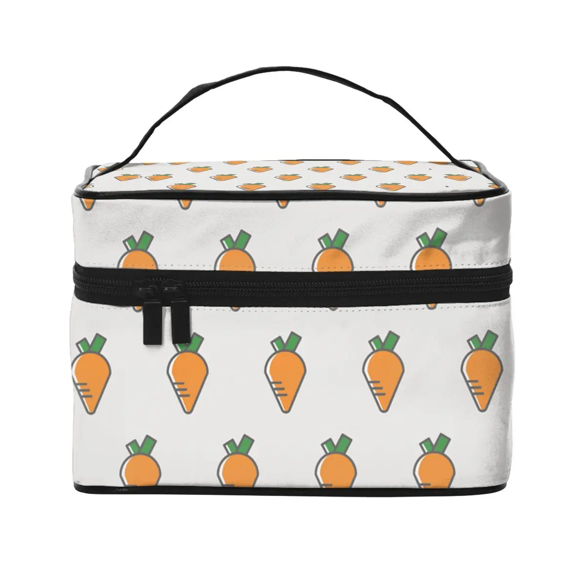 

Women Makeup Bags cosmetic bag Toiletries Organizer Travel Storage Bag Carrot Pattern