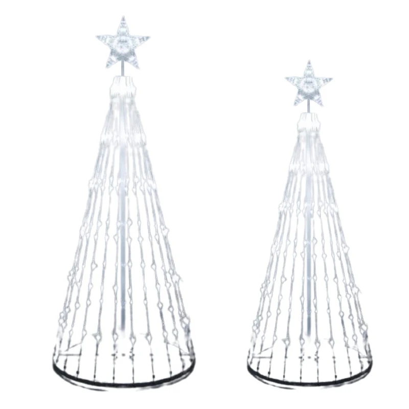 

Christmas Tree Led Light Color Changing Night Tabletop Decor Model