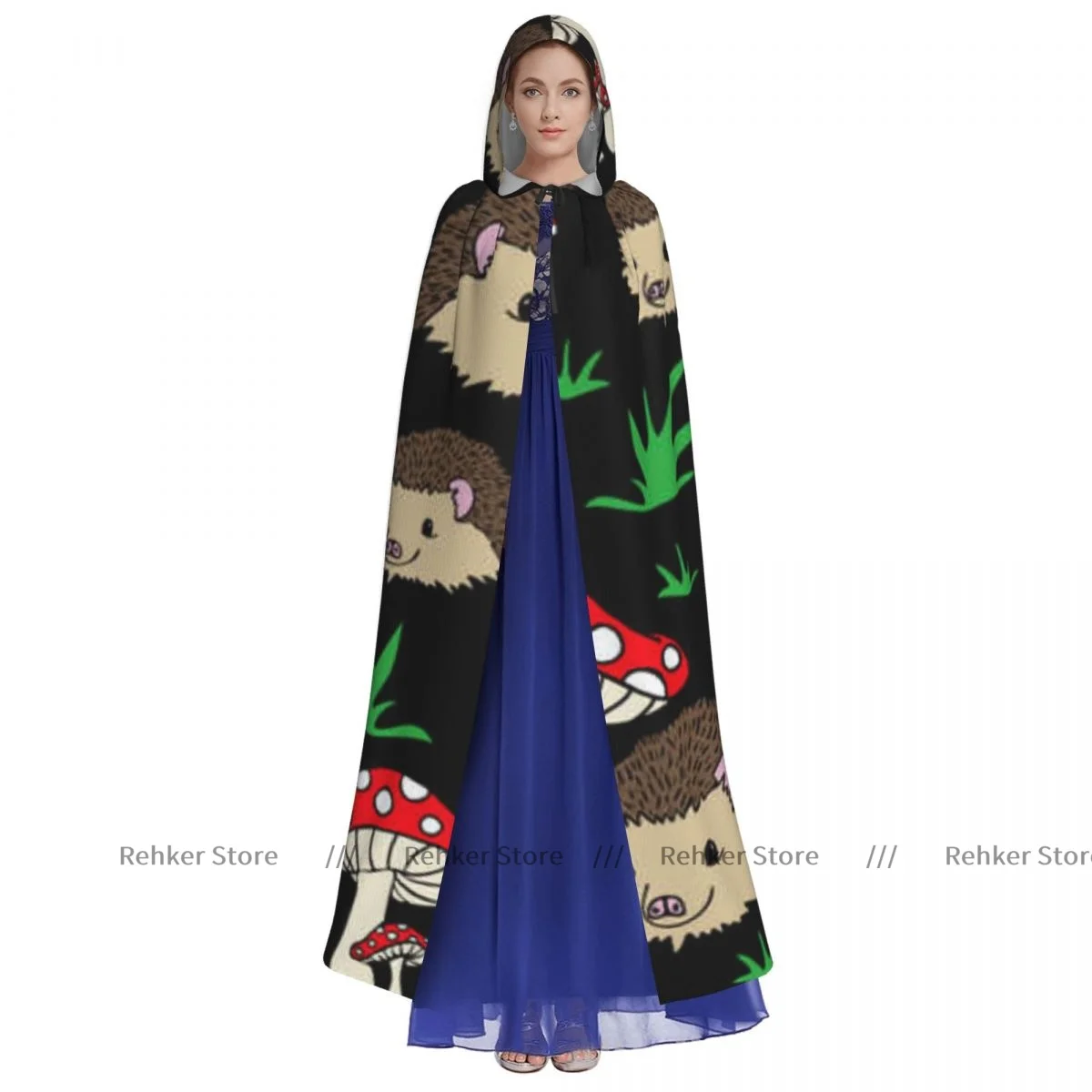 Костюмы для косплея средневековые костюмы ежики и грибы длинные халаты с
