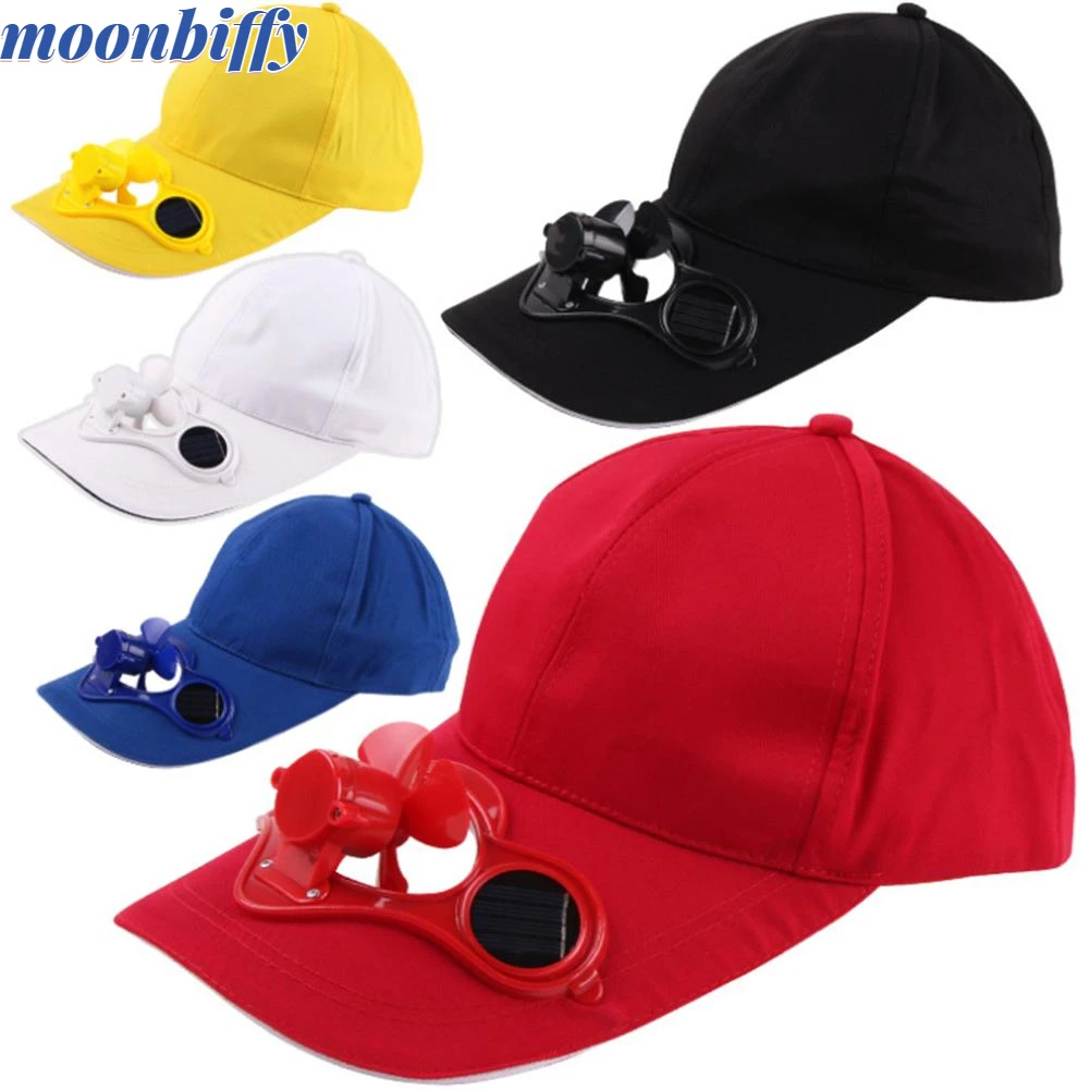S With Solar Power Cooling Fan Outdoor Sports Accessories  Toys Gift Women Men Cap
