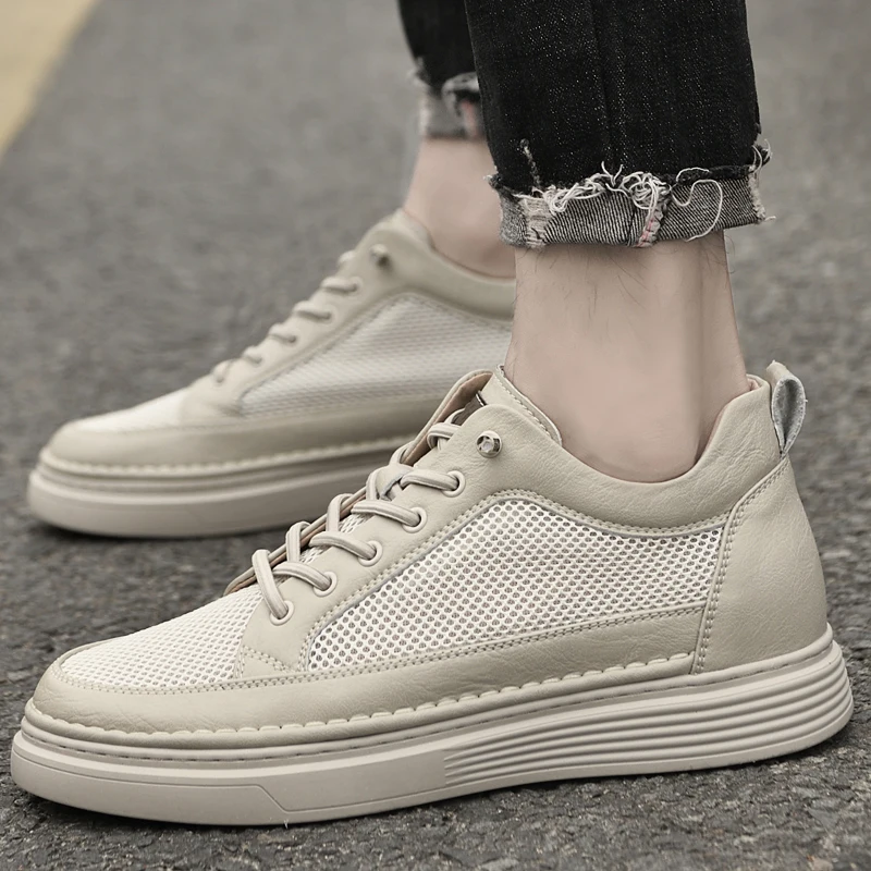 

Модные мужские летающие тканые сетчатые модные повседневные кожаные женские туфли дышащие удобные оксфорды на шнуровке Повседневные Туфли размер 47