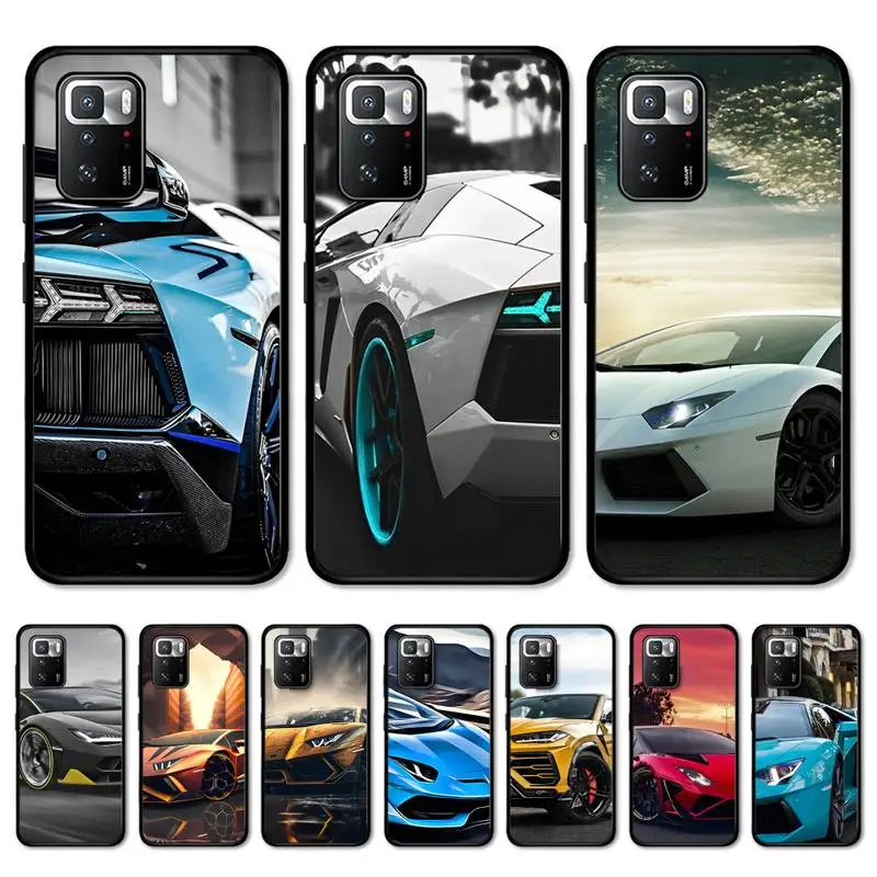 

L-Lambores SPORT CAR Phone Case For Redmi Note 8A 7 5 Note8pro 8T 9Pro note 6pro Funda Capa