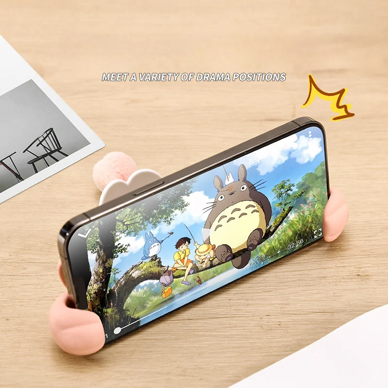 New Desktop Cartoon Creative Cute Rabbit Rabbit Thumb Mobile Phone Holder