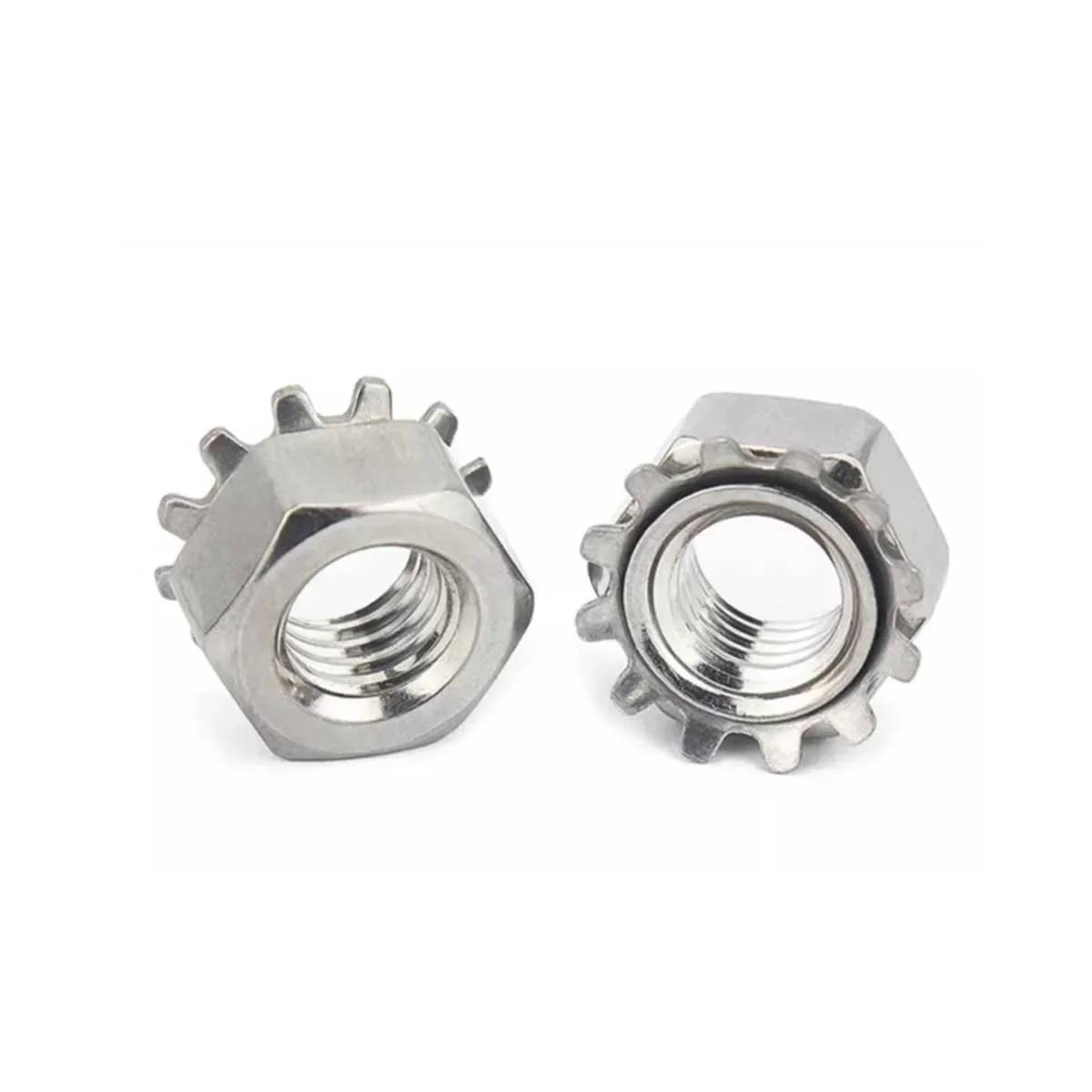 K-образная гайка из нержавеющей стали 304 с зубчатой гайкой M3M4M5M6M8M10