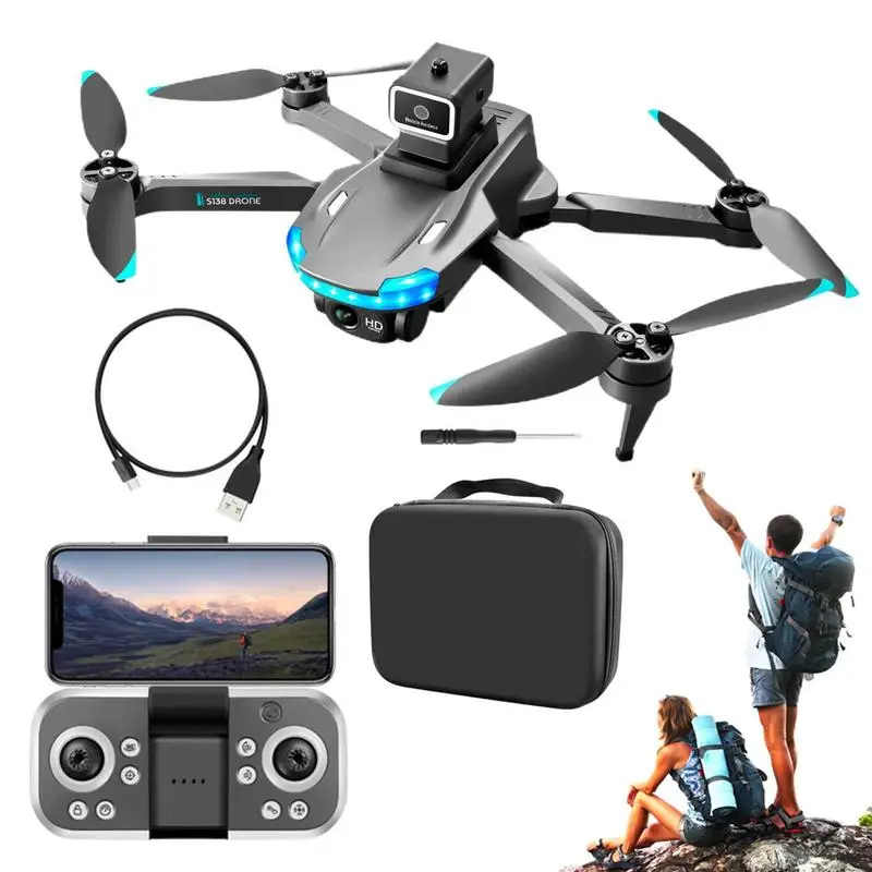 

S198 Drone 4K Profesional HD Dual Camera Drones Foldable Drones Optical Flow Positioning Mini DronesQuadcopter Kids Gifts