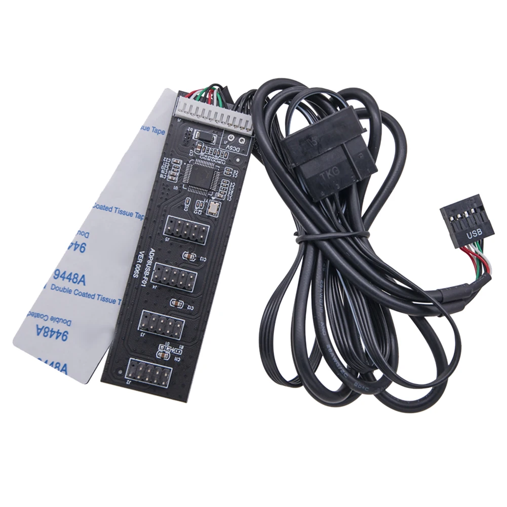 USB 2.0 Motherboard USB Hub Splitter Adapter