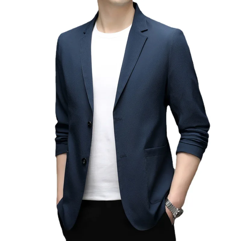 K-3211-Мужская осенняя индивидуальная версия T-SKOREAN тренда свободного камуфляжа