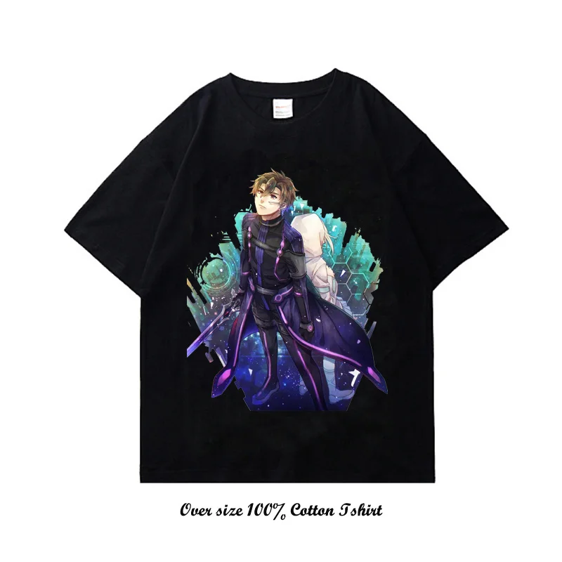 Japanese Anime Guilty Crown T-Shirt Gothic Cool Graphic Print T Shirt Mens Fashion Clothes Vintage T shirts Short Sleeve
