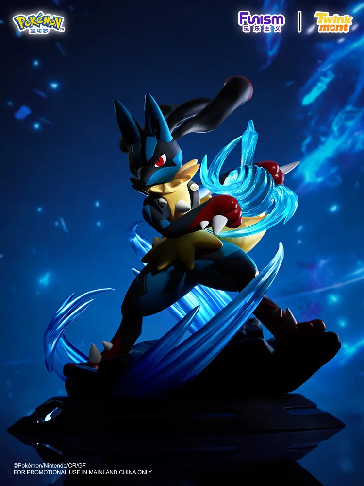 Фото В наличии Фигурка Покемона Funism Lucario Mega Evolution Статуя Пикачу Коллекционная игрушка №5
