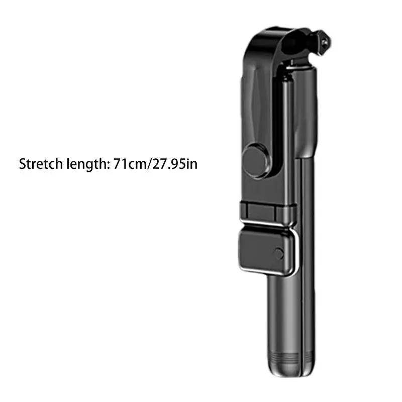 Портативная селфи-палка с синими зубьями