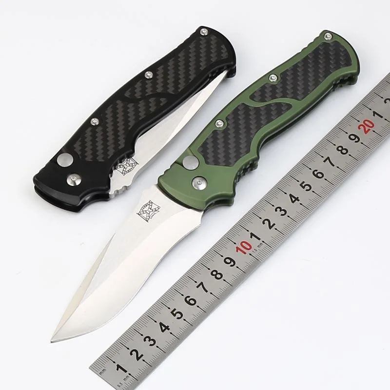 New High hardness Brandon M2 carbon fiber aluminum alloy outdoor folding knife Wilderness survival portable pocket knife