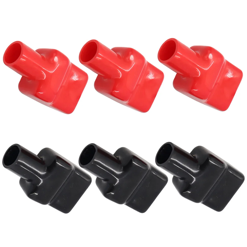 

3 Pairs Terminal Covers Positive and Negative Terminal Protective Caps