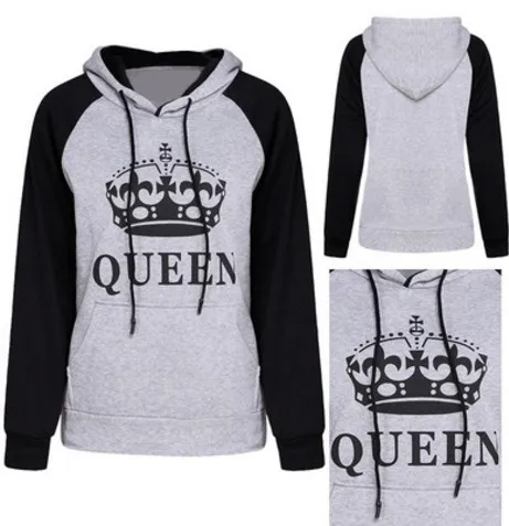 Женская Корейская одежда толстовка с капюшоном для пар