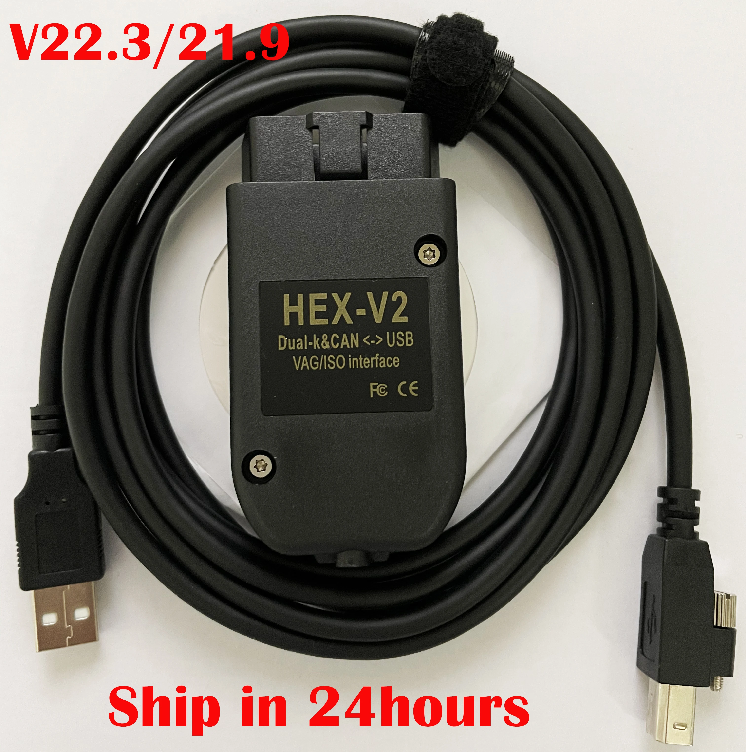 USB-интерфейс VAGCOM 22 3 VAG COM 21 9 HEX CAN для VW AUDI Skoda Seat ATMEGA162 + 16V8 FT232RQ несколько языков |