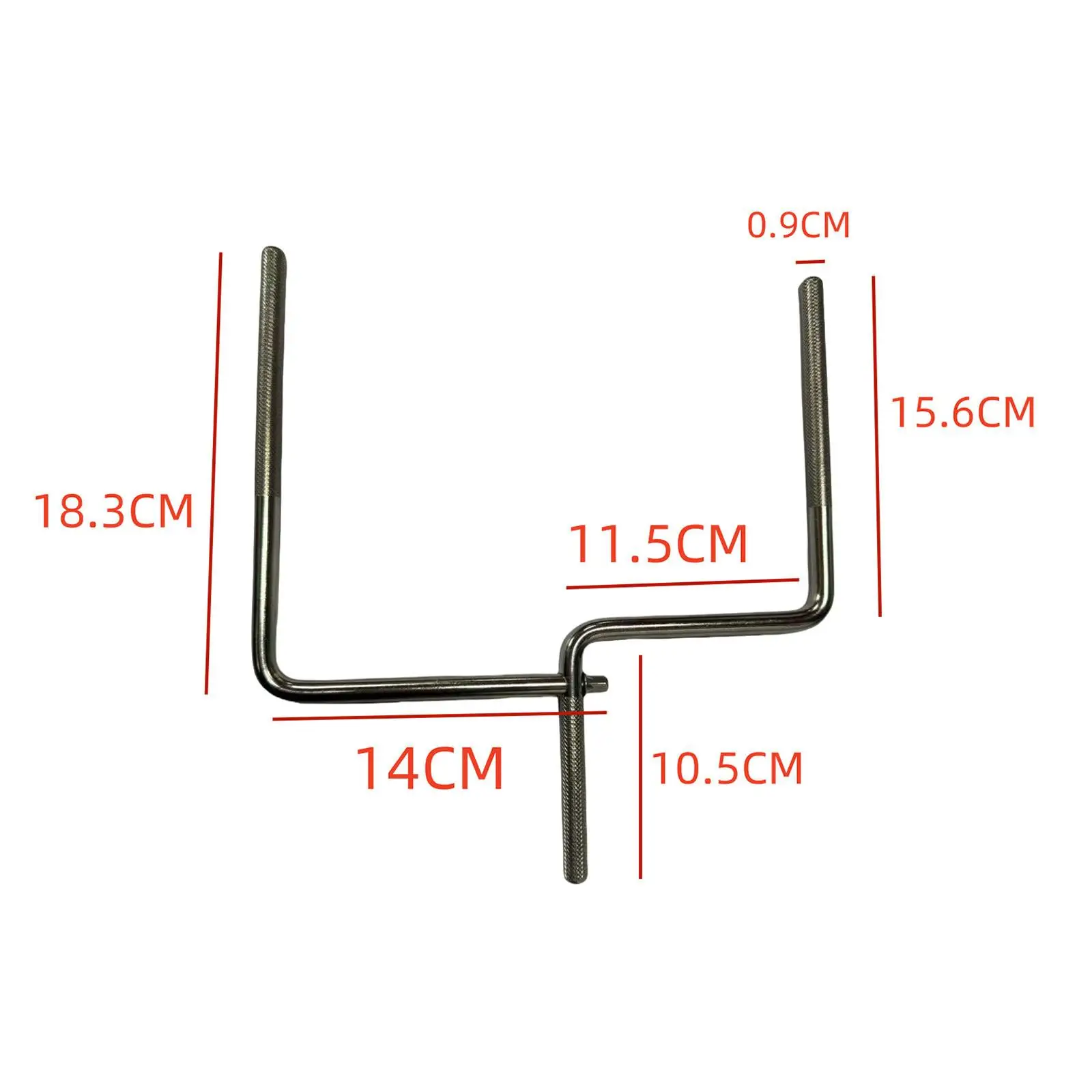Кронштейн Cowbell U Rod металлический U-образный кронштейн ударный аксессуар для блока