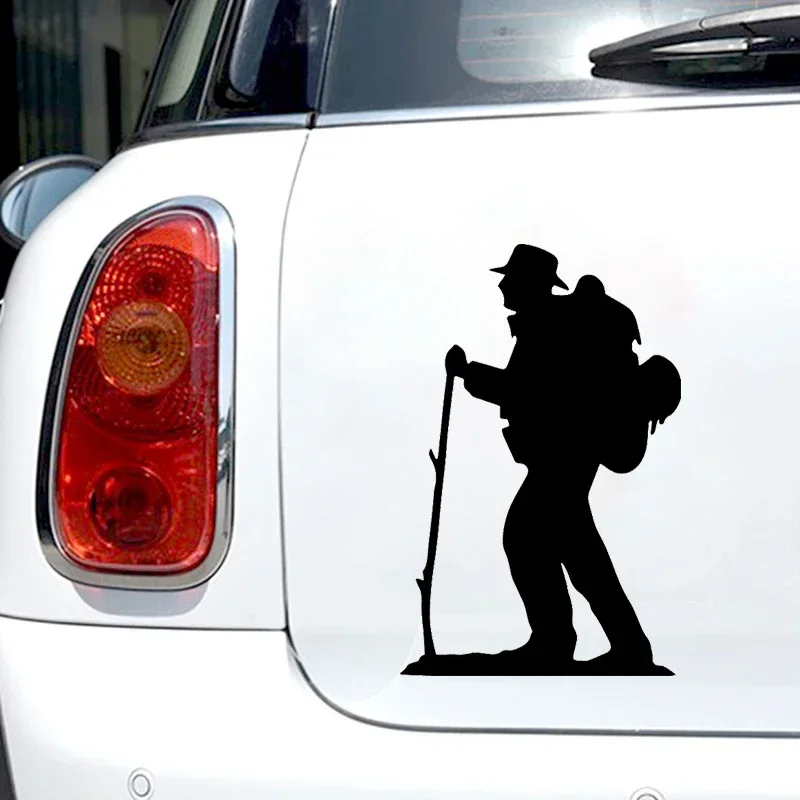 Забавная Автомобильная Виниловая наклейка для горных походов белая/черная