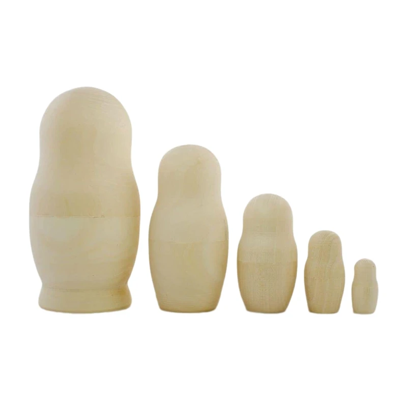 

Unpainted Russian Nesting Dolls DIY Blank Nesting Dolls Unfinished Nesting Doll Kit Matryoshka Nesting Dolls For Kids