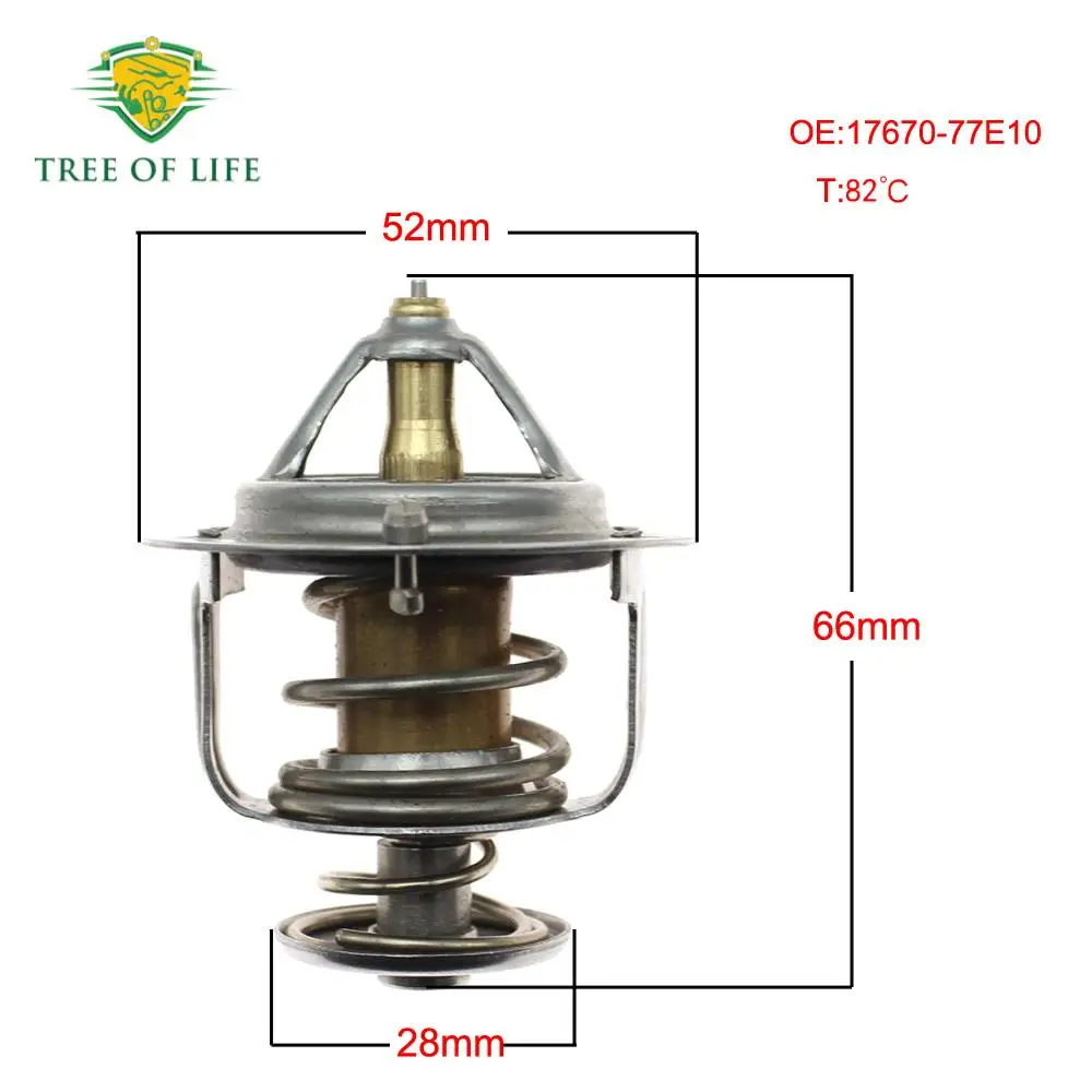 17670-77E1 1 термостат охлаждающей жидкости для Suzuki Grand Vitara MAZDA 323 626 Cx-5 FORD Ranger KL0115171A 3396924