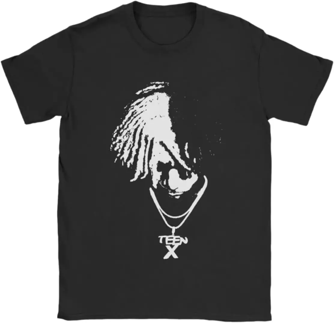 Мужская футболка Teen X Rapper от Newgooark — топы с круглым вырезом и короткими рукавами