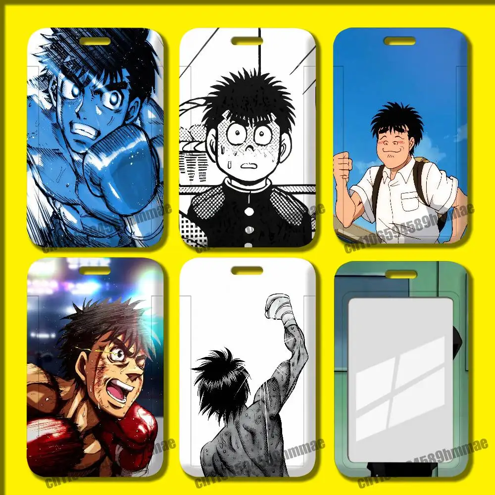Фото Для Makunouchi Hajime no Ippo: держатель для удостоверения личности сотрудника, офисного бейджа, рабочего, студенческого, банковского или кредитного карты, жесткий чехол-держатель. №1