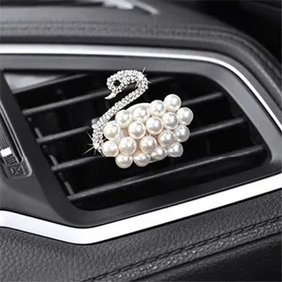 

Алмазный лебедь, автомобильные вентиляционные зажимы, автомобильный освежитель воздуха, зажим для духов, диффузор, алмазный авто орнамент, подарок, автомобильные аксессуары для девочек