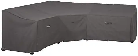 

Water-Resistant 100 Inch V-Shaped Sectional Lounge Set Cover, Furniture Covers Pcs table and chair leg feet pad caps pvc round