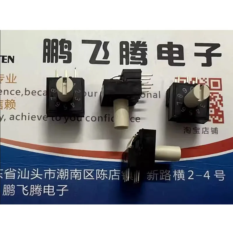 1 шт./лот Тайвань DIP RV3HA-10R-V-B с ручкой 0-9/10 позиций поворотный циферблат код