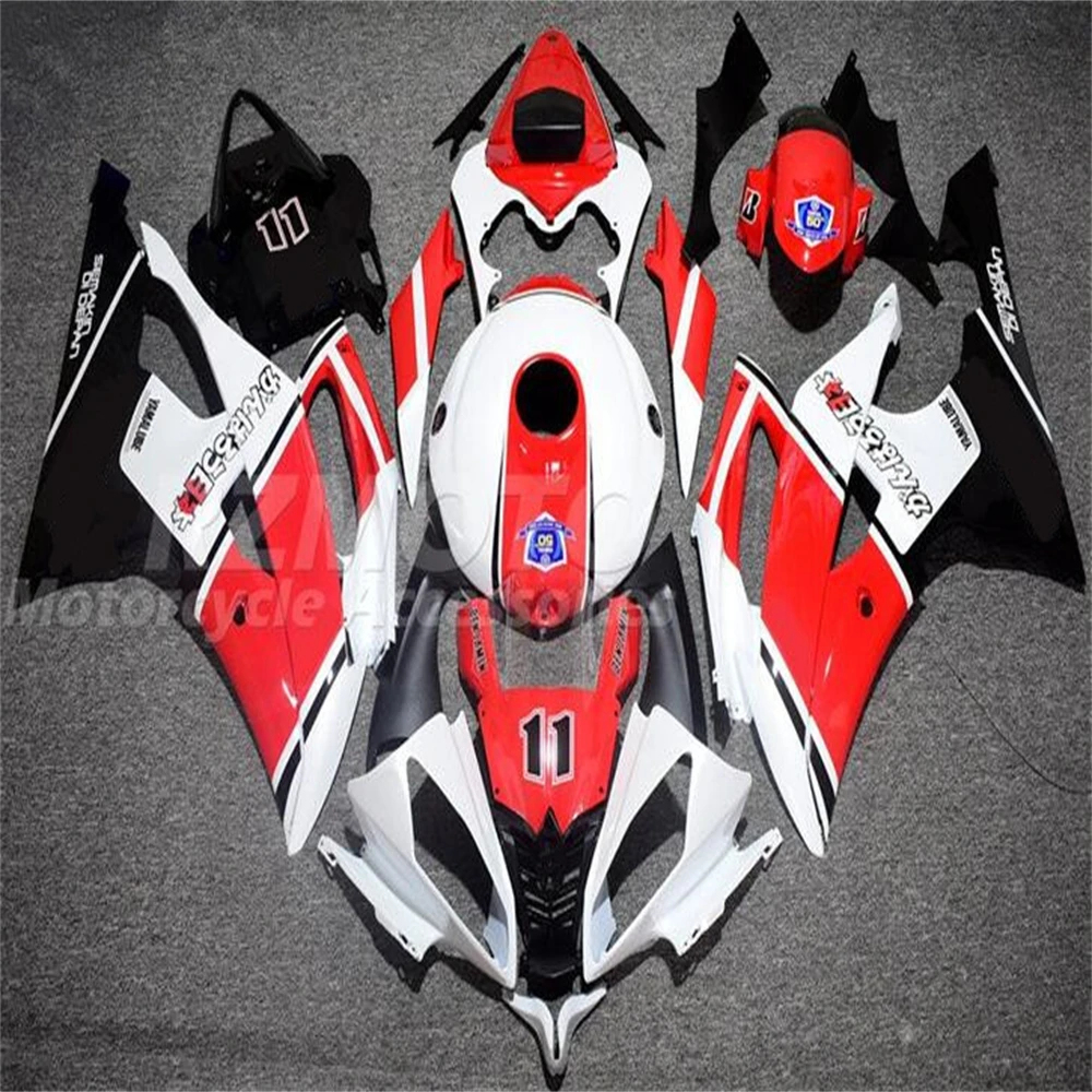 

New ABS Fairings Kit Fit For YAMAHA YZF-R6 08-16 2008 2009 2010 2011 2012 2013 2014 2015 2016 Bodywork Set Red White