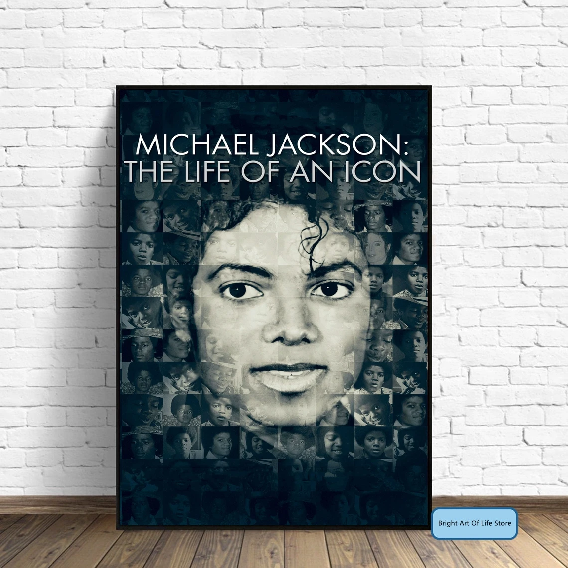 

Постер с изображением Майкла Джексона «Жизнь иконы» (2011), фотопечать на холсте, настенное искусство, домашний декор (без рамки)