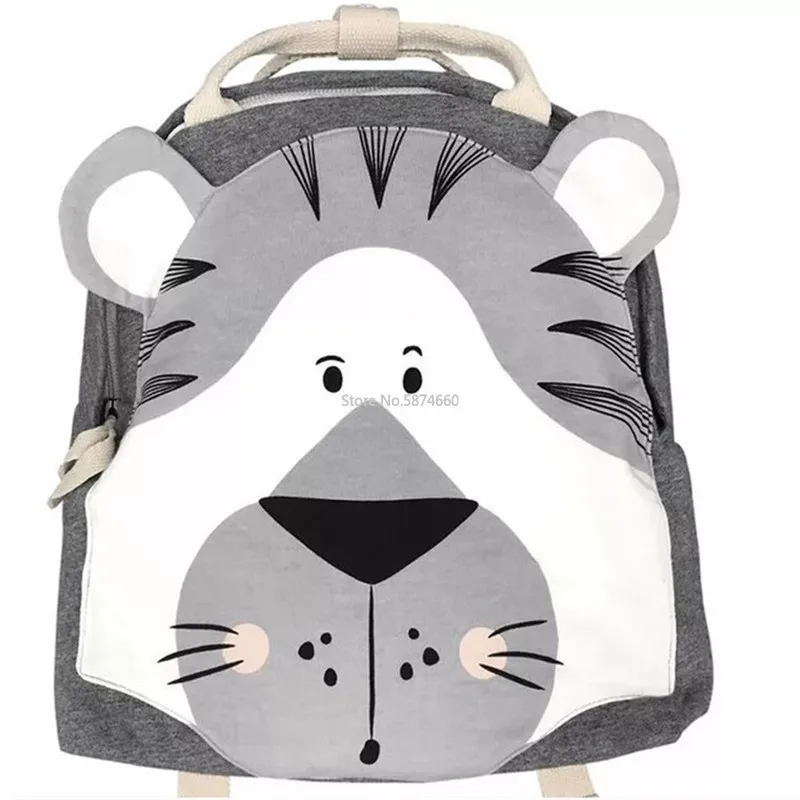 Animal Prints Children Cartoon Animals Backpack Girl Boys Backpack Toddler Kids School Bag Kindergarten Cartoon School Backpack