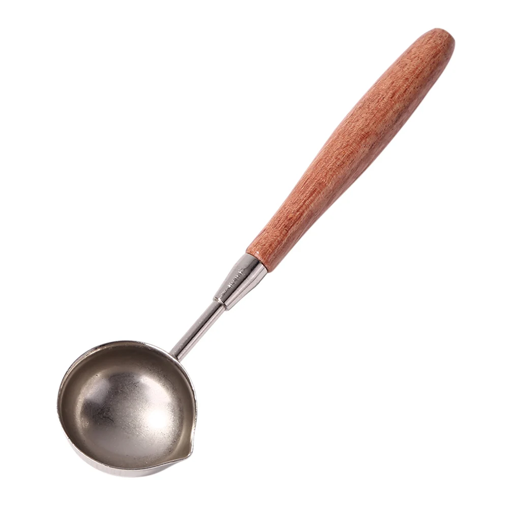 Сургучная ложка для плавления ретро деревянная ручка конверт открытка на день