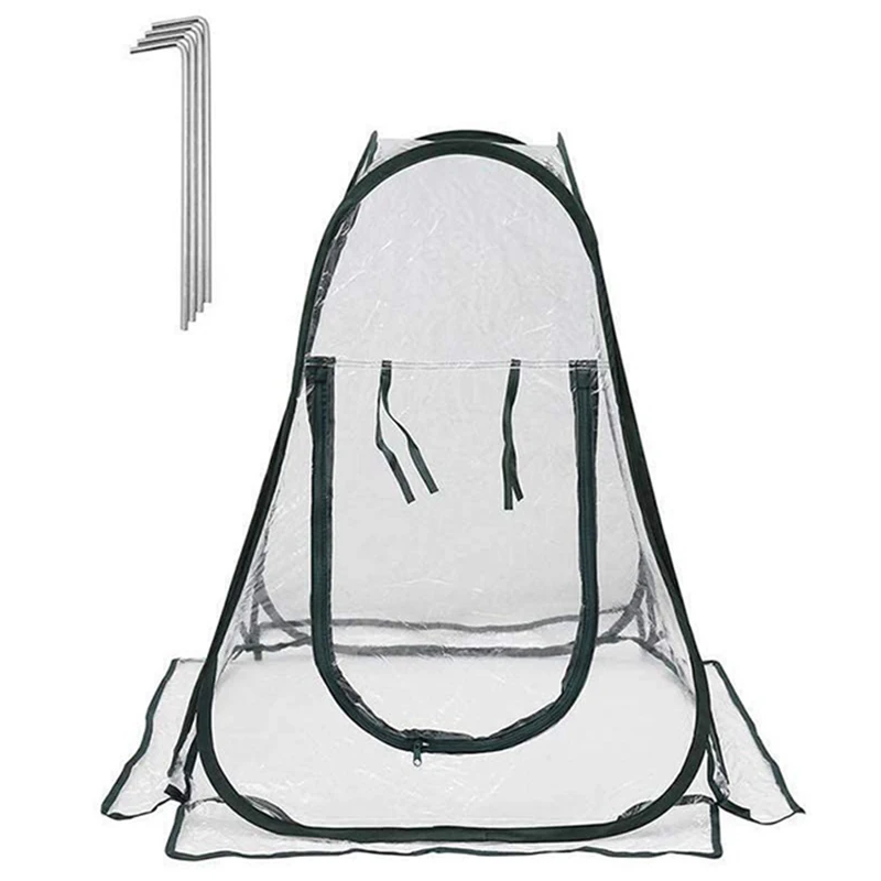 

Портативная Крышка для теплицы, садовый цветочный горшок для заднего двора, укрытие для цветов, теплица с солнечными пузырями