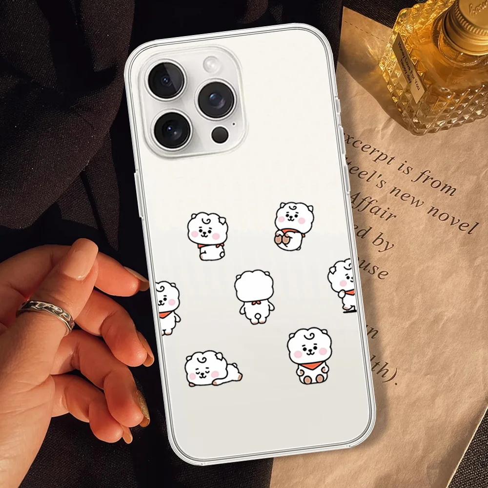 BEAST KINGDOM RJ B-BT21 для Samsung Galaxy S23 S22 S21 S20 Plus Lite Ultra Transparent Shell