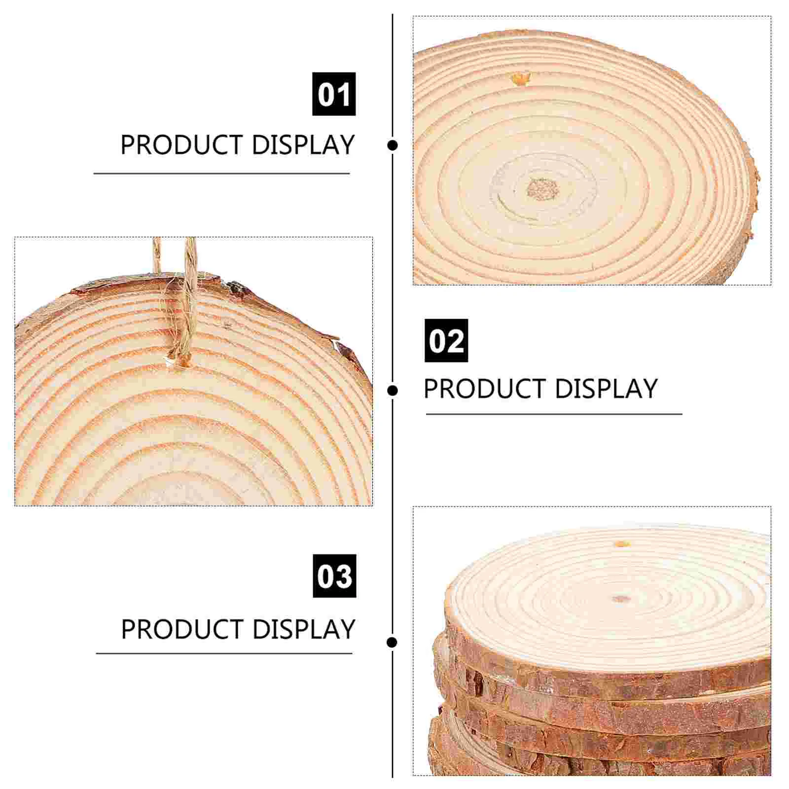 30 шт. декор DIY бревенчатые чипсы реквизит для ломтиков дерева настенный