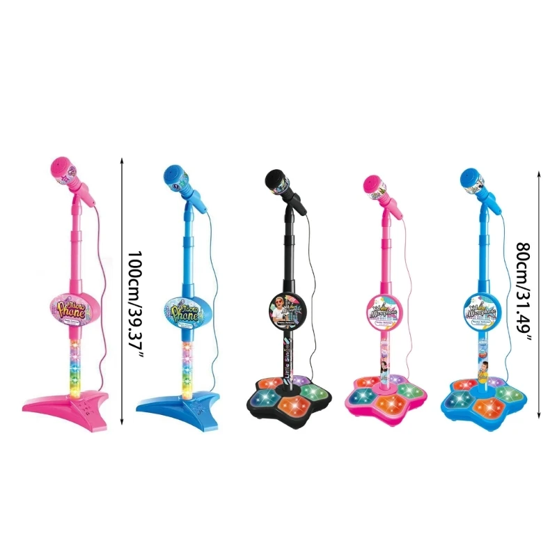 Электрический микрофон для малышей музыкальный инструмент поющая игрушка