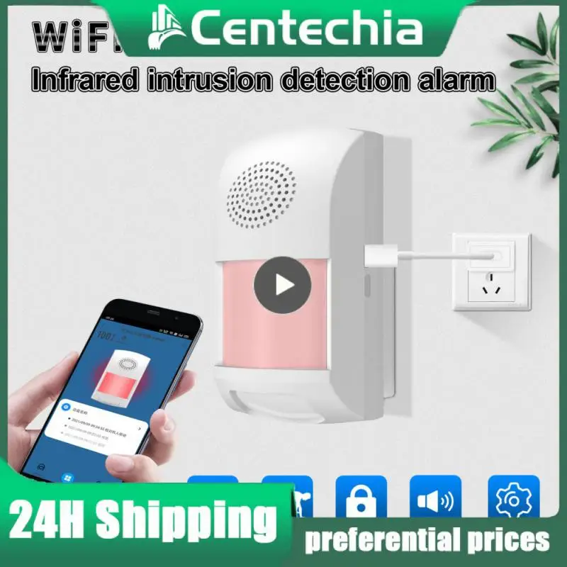 

1/2/3PCS Mini Time Wifi Infrared Detectors Remote Control Independent Infrared Alarm 100db Alarm Human Body Motion Sensor