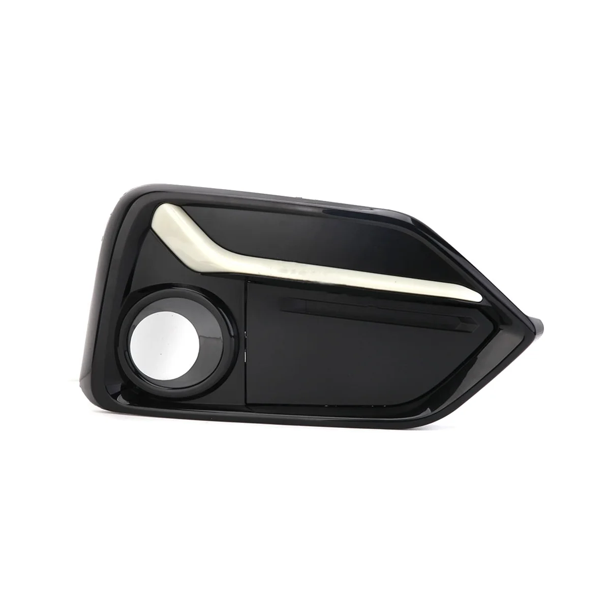 

1PCS Right Front Bumper Fog Light Cover Trim Headlights Covers Frame Hole for Type R