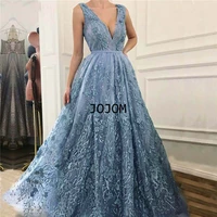 dress 2022 women luxury deep v tulle sexy appliques pearls sleeveless fashion beach evening party dresses for women