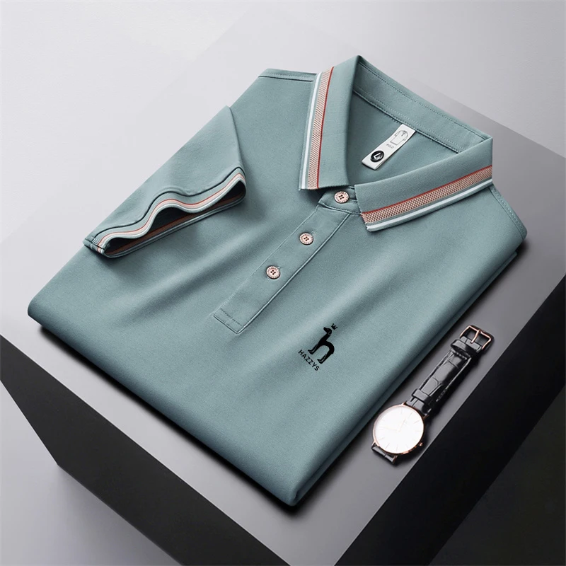 

High quality Men's Golf Brand T-shirt Fashion Sports Short Sleeve Shirt Dry Fit Breathable Polo Shirts for Men Golf Wear