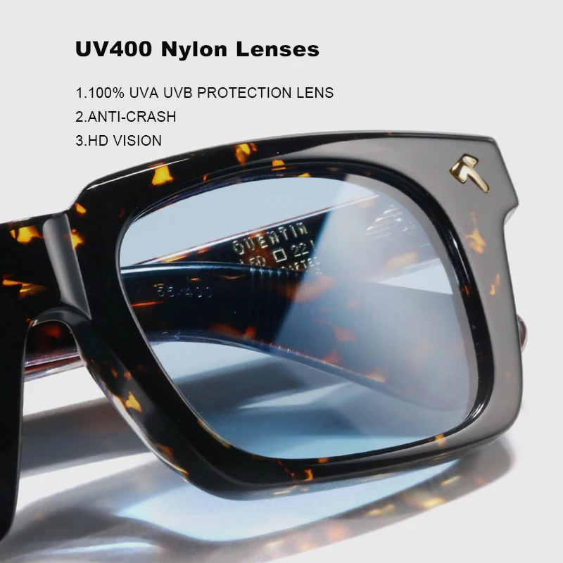 Роскошные брендовые солнцезащитные очки мужские ацетатные ручной работы