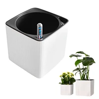 garden flower pot auto drip irrigation self watering system plant flower automatic watering tools with water level indicator