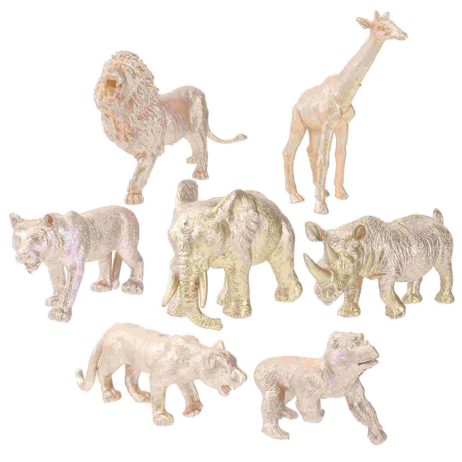 

Animal Model Ornaments Solid Adornment Artificial Wild Cake Decorations Mini Desktop Jungle Creative Kids Toy Simulate