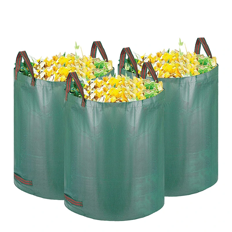 

Large Capacity Storage Bag Waterproot Garden Waste Bag Heavy Duty Garden Rubble Waste Woven Rubbish Bags Waste Bins