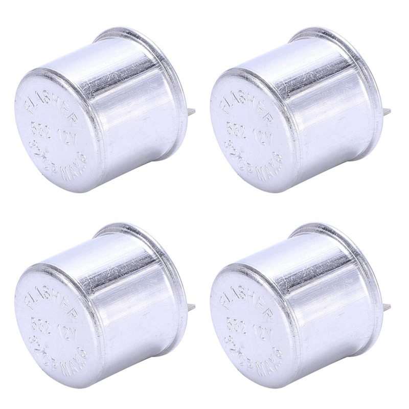 

4X Classic Car Flasher Unit Relay Indicators 12V Light Turn Signal 2 Pin