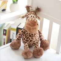 cute 25cm big giraffe lovely plush stuffed animal deer doll toys for kids plush