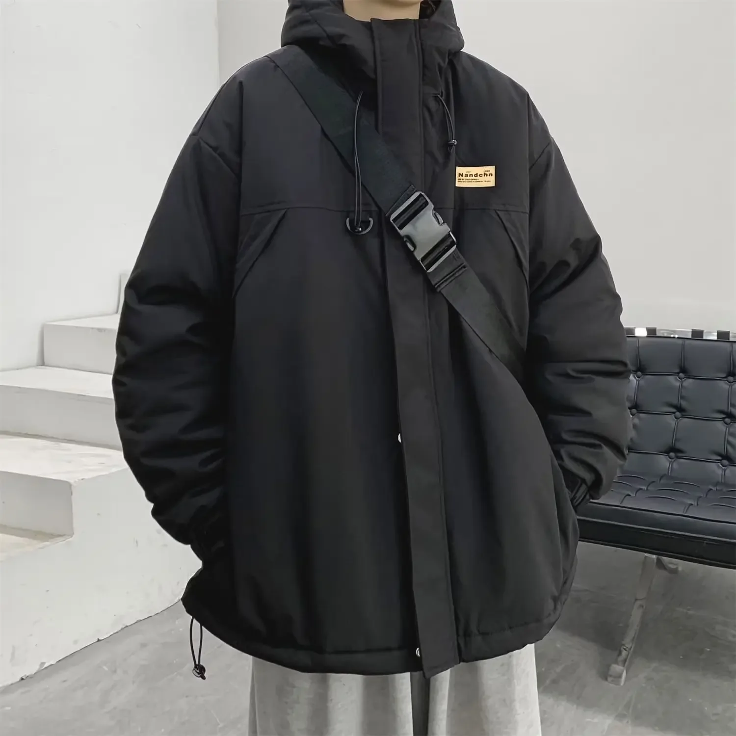 Трендовое Простое Элегантное пальто из 2022 хлопка артистичное универсальное