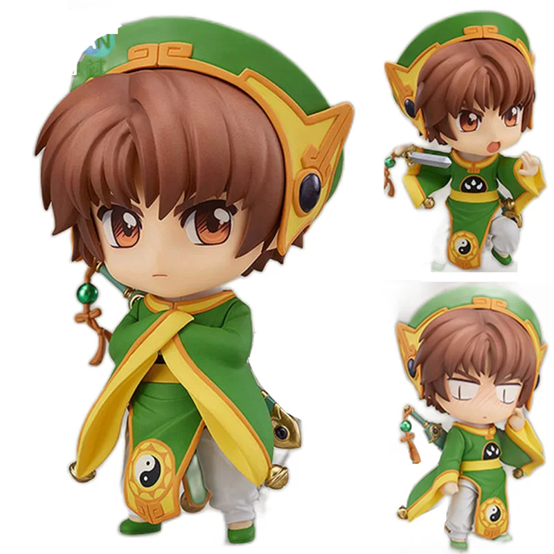 

100% Original Good Smile Nendoroid GSC 763 Cardcaptor Sakura: The Movie Li Syaoran Action Figure Doll Collection Model Toy 10cm