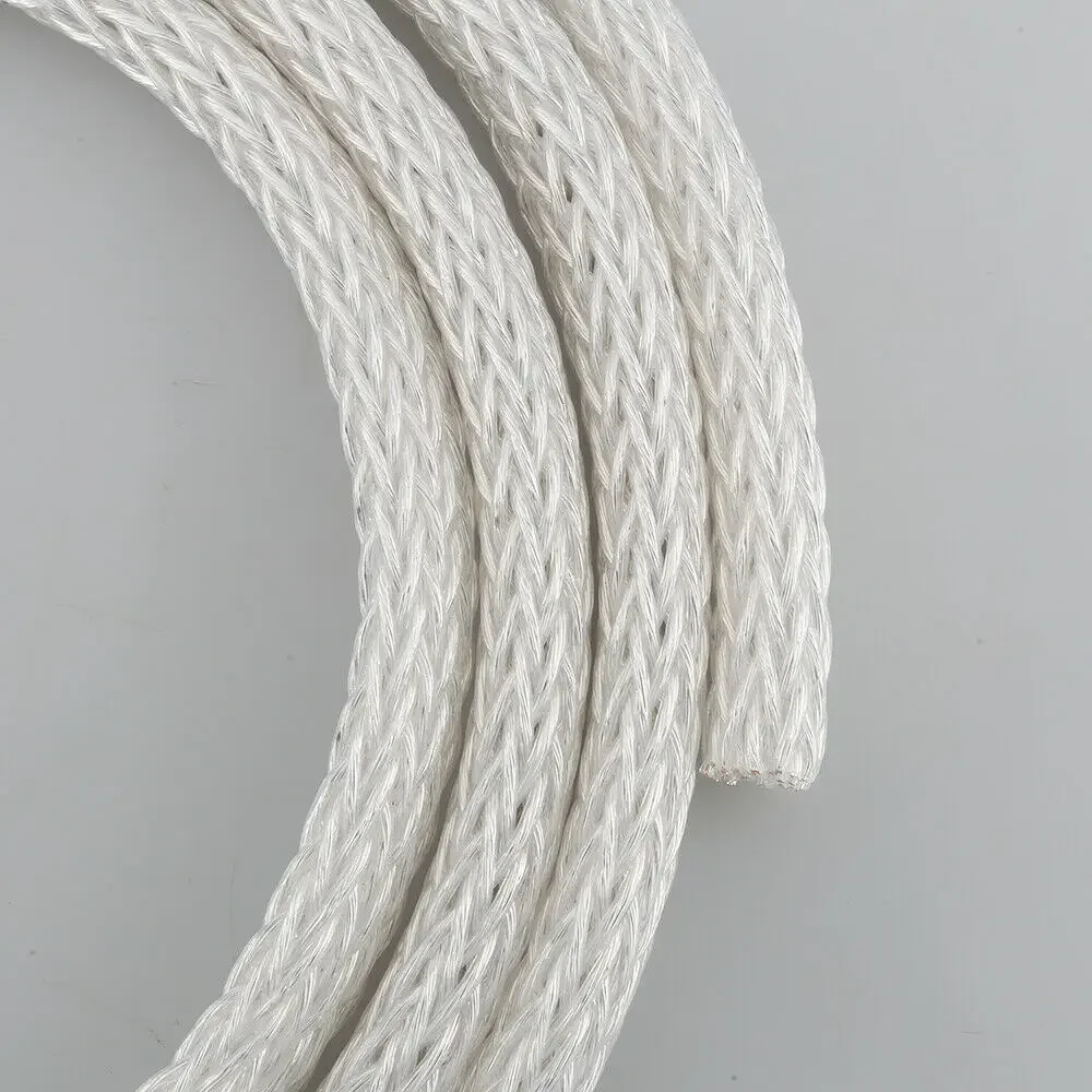 1 meter Braid 12AG High Purity Silver Plated OCC Speaker Cable 24 Strands Bulk wire