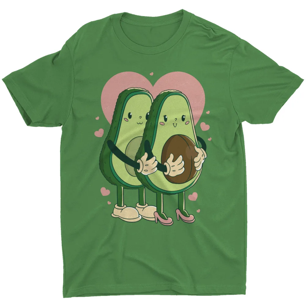 Парная футболка с авокадо Милая и сердцем новая для мам пап брендовая одежда